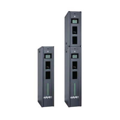 Vehicular column with card management